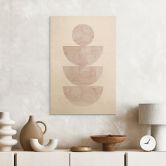 Holzbild Geometrisches Gleichgewicht - Abstrakte Komposition - Costa 