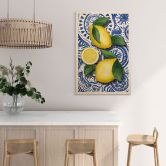Tableau sur bois Citrons siciliens - EMELIEmaria 