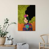 Holzbild Hülya - Frida im Portrait 
