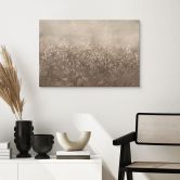 Houten Wanddecoratie pampagras en grassen in beige - Ms Tiff 