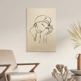 Holzbild NKTN - Line Art - Don't Worry 