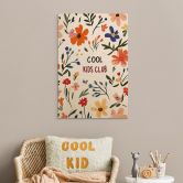 Houten Wanddecoratie Cool Kids Club Kleurrijke bloemen - Treechild 
