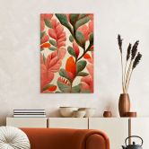 Holzbild Treechild - Indische Rose 