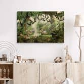 Kinderzimmer Holzbild Kikki Belle - Dschungelkatzen 
