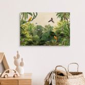 Holzbild Kikki Belle - Tropische Vögel 
