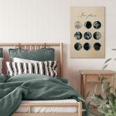 Holzbild Moon Phases 