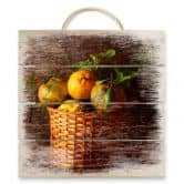Holzbild Laercio - Farmers Lemons - 40x41,5 cm 