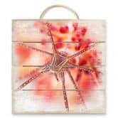 Holzbild Narchuk - Unterwasser-Exotik - 40x41,5 cm 
