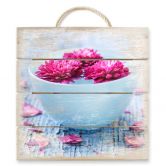 Holzbild Wellness Ambiente - 40x41,5 cm 