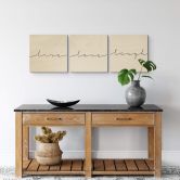 Tableau en bois Live - Carré 