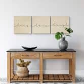 Tableau en bois Love - Carré 