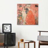 Tableau sur bois Klimt - Les Amies - Carré 