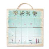 Holzbild Rivers - Miami - 40x41,5 cm 