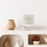 Tableau sur bois à poser - Do the things that matter - Prints by Ayleen - 15x15 cm 