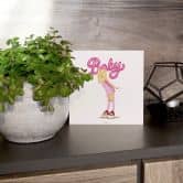 Bloc en bois à poser Tohmé - Baby - 15x15 cm 