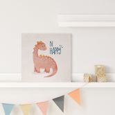 Holzbild zum Hinstellen - Dino Be Happy - Brachiosaurus - Tunaboylu - 15x15 cm 