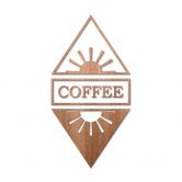 Holzdeko Mahagoni - Coffee Tag und Nacht (9-teilig) 