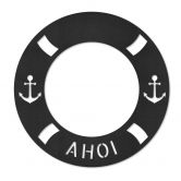 MDF - Holzdeko - Ahoi - Rettungsring 