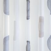 Homing Vorhang mit verdeckten Schlaufen Kaleo weiß, grau -  2.45 x 1.4 m 