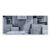 Küchenrückwand 3D Betonblöcke 