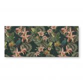 Keukenachterwand jungle met papegaaien nachtgroen - Bloomery Decor 