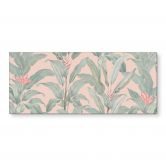 Küchenrückwand Urban Jungle Tropenblätter Rosa - Bloomery Decor 