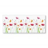 Küchenrückwand Blumen - Bunte Mohnblumen - Disher 