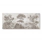 Küchenrückwand Landschaft mit Gartenlandschaft in Beige - Ms Tiff 