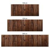 Keukenachterwand - Alu-Dibond Zilver - Houten Panelen 02 