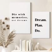 Leinwandbild 1X Studio - Dream Plan Do 