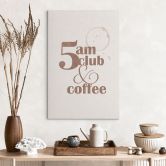 Leinwandbild 5 am Club & Coffee 