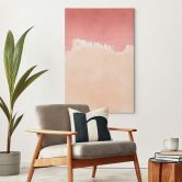 Canvas Perzikkleurige lucht - Amini 
