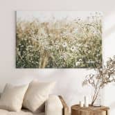 Leinwandbild Sommerwiese mit Kamille - Annie 