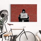 Canvas Banksy - Keep Your Coins 