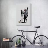 Tableau sur toile Banksy - Mother's Advice 