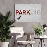 Leinwandbild Banksy - Parking 