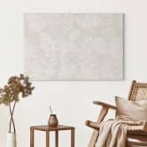 Canvasbillede tropiske blade beige - Bloomery Decor 
