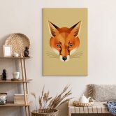 Leinwandbild Fuchs - Braun 