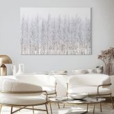 Leinwandbild Birkenwald im Winter - EMELIEmaria 