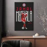 Leinwandbild FC Bayern Spieler Jamal Musiala 2025/26 