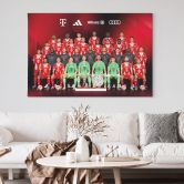 Canvas print FC Bayern team picture 2025/26 