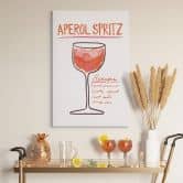 Leinwandbild für Küche und Esszimmer - Fritsch - Aperol Spritz 