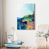 Leinwandbild Goed Blauw - Unterwasser 