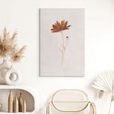 Leinwandbild Wildblume abstrakt - Goed Blauw 
