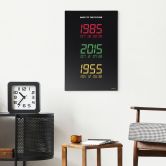 Leinwandbild Inspiriert vom Film "Zurück in die Zukunft - Zeitmaschine" - Gomes 