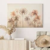 Leinwandbild Tropische Landschaft mit Palmen - Haase 