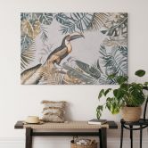 Leinwandbild Tropischer Wald mit Tukan - Haase 