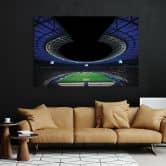 Leinwandbild Hertha BSC - Volles Olympiastadion bei Nacht 