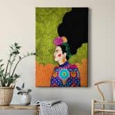 Leinwandbild Hülya - Frida im Portrait 