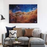 Leinwandbild James Webb Telescope - Carina Nebula 